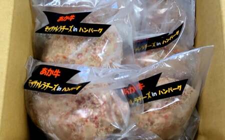 K32U 肥後の赤牛 チーズインハンバーグ 約150g×8 計約1.2kg あか牛 熊本 牛肉 牛 ハンバーグ はんばーぐ チーズ 水俣市