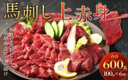 【フジチク ふじ馬刺し】馬刺し上赤身 600g 馬刺し 赤身 馬肉 熊本県