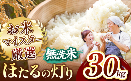 熊本県産 無洗米 ほたるの灯り 30kg | お米 米 こめ おこめ 精米 30キロ 国産 国産米 くまもと 熊本 熊本県 玉名市 玉名