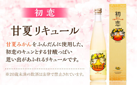 甘夏 リキュール 初恋 500ml 2本セット 【千代の園酒造 株式会社 】[ZAI044]