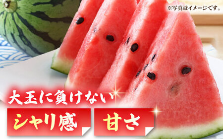 熊本スイカメロン先行予約 黒小玉スイカ(ひとりじめBonBon)・肥後グリーンメロンセット各1玉(計約4.8kg)すいかめろんZBY003