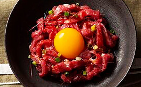 ふじ馬刺し おつまみ ユッケ 3個セット【有限会社スイートサプライなかぞの】[ZBV040]