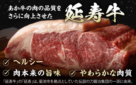 熊本県産 延寿牛 あか牛 ロース スライス 約 400g【有限会社 九州食肉産業】[ZDQ075]