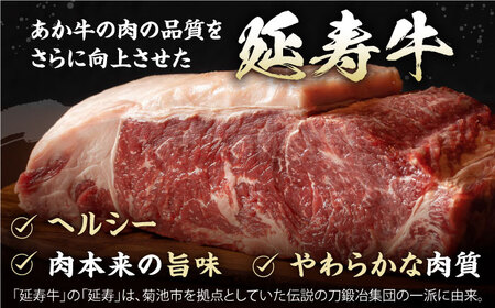 熊本県産 黒毛和牛 × あか牛 ロース ステーキ 食べ比べ 約 300g×4枚【有限会社 九州食肉産業】[ZDQ087]