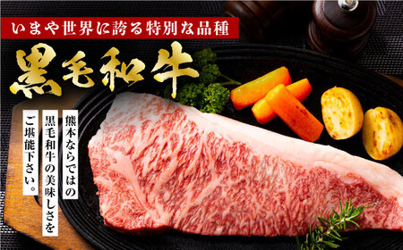 熊本県産 黒毛和牛 × あか牛 ロース ステーキ 食べ比べ 約 300g×4枚【有限会社 九州食肉産業】[ZDQ087]