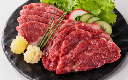 霜降り馬刺しセット 計500g 馬刺し専用醤油付き[ZBK034]