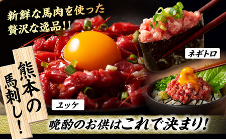 【全12回定期便】「本場・熊本の味」 上級赤身3種とユッケネギトロの詰め合わせ 3892【有限会社スイートサプライなかぞの】[ZDT178]