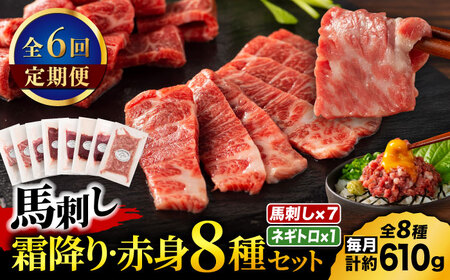 【全6回定期便】「熊本特産」フジチクオリジナル 特選馬刺しの8種セット 3895【有限会社スイートサプライなかぞの】[ZDT186]