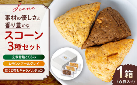 山鹿の恵み香り豊かなスコーンセット（3種類×2個）【BANBA BON BONS】[ZDW005]
