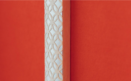 山鹿縁起飾り「福かき背景色：赤」【ヤマノテ】[ZBD020]