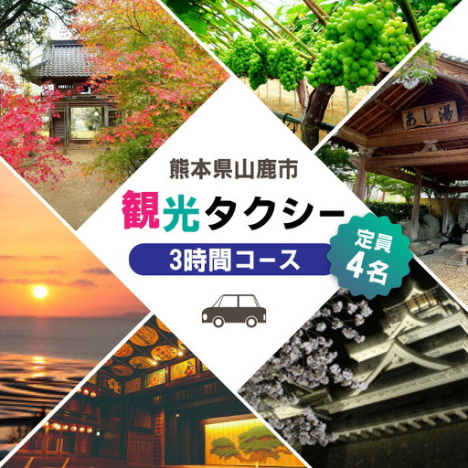 山鹿市 観光タクシー 3時間コース【肥後第一交通 株式会社 】[ZBJ002]