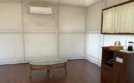 「癒しの森ゆ～かむ」テントデッキペア宿泊券1泊2食付き【癒しの森 ゆ～かむ】[ZCI001]