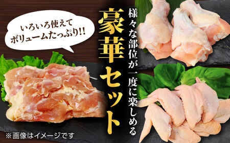 【6回定期便】熊本あか鶏  3種食べ比べセット（もも 手羽先 手羽元）各1kg【やまうちフード株式会社 熊本営業所】 特産品 九州産 鶏肉  [ZAB019]