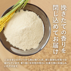 有機JAS小麦使用 玄米粉 合計3kg 1kg×3袋 《30日以内に出荷予定(土日祝除く)》熊本県 菊池市 ヒノヒカリ 米粉 粉類 国産 九州産 熊本県産 送料無料