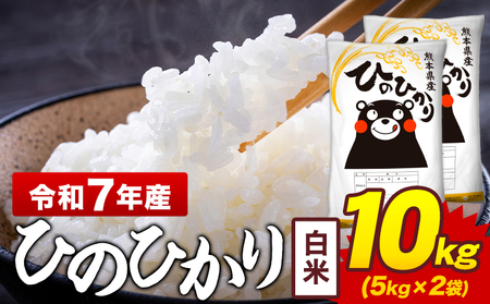 令和7年産 白米 米 ひのひかり 10kg《7-14日以内に出荷予定(土日祝除く)》熊本県 菊池市 国産 熊本県産 白米 精米 送料無料 ヒノヒカリ こめ お米 26,250円