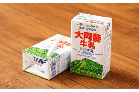 大阿蘇牛乳 1ケース（250ml×24本）成分無調整牛乳 生乳100% らくのうマザーズ