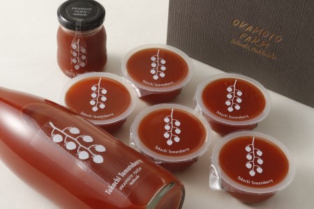 太陽の恵み満載!完熟トマトの旨味凝縮「トマトベリー」セット（ゼリー・ジュース・ジャム）[E2-1]