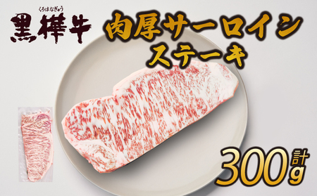 牛肉  ステーキ 300g 1枚 九州産黒毛和牛 杉本本店 黒樺牛 A4～A5等級 肉厚サーロインステーキ 300g