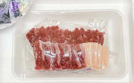 スライス 馬刺し セット100g（上赤身90g、たてがみ10g）食べ比べ 2種 馬肉 熊本 ばさし 国産馬刺し 上赤身馬刺し たてがみ馬刺し 熊本馬刺し