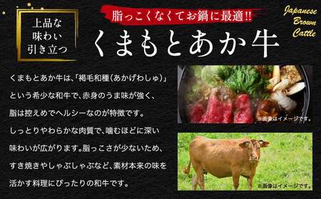 牛肉 熊本県産 あか牛 すき焼き しゃぶしゃぶ用 800g(400g×2パック)