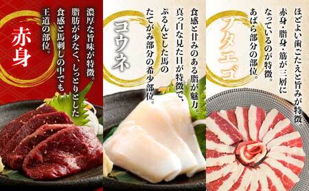 馬刺し 霜降り 赤身 1.1kg 熊本 国産 熊本 タレ 馬刺しセット 盛合わせ 