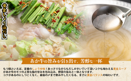 阿蘇はなびし あか牛もつ鍋セット（しょうゆ）