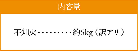 S153-002_天草産 訳あり 不知火 約5kg