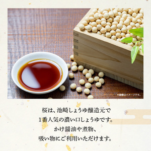 S022-005_池崎しょうゆ醸造元 大人気 濃い口しょうゆ 2本セット