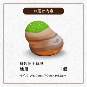 S093-024_縁起物土玩具「地層」