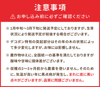 S053-003A_天草産 デコポン 5kg〈先行予約〉 / デコポン 柑橘 みかん フルーツ
