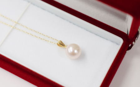 S085-211A_天草産 8-9mm 花珠級 あこや真珠 一粒 ペンダント ネックレス パール