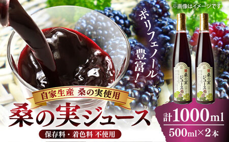 峯樹木園 桑の実ジュース 500ml×2本セット ジュース[AYAB019]