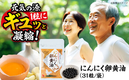 にんにく 卵黄油 31粒 卵 ローヤルゼリー 健康 サプリメント サプリ[AYAX001]
