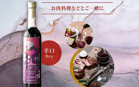桑の実 ワイン （辛口） 500ml×1本  ワイン[AYBM005]