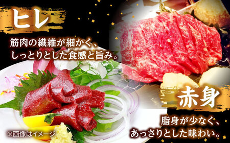 馬刺し 部位堪能 7種 食べ比べ ブロック 計約540g  馬刺し[AYAF019]