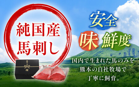 【全12回定期便】『純国産』熊本の味 赤身 馬刺し シャトーブリアン 約200g チルド 冷蔵 ブロック 馬刺し[AYCN064]