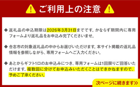 【あとから選べる！】合志市 ふるさとギフト 10万円分　【合志市役所】[AYBZ011]
