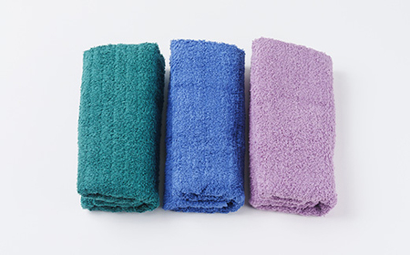 【日本製】MISATOカラータオル3色×各1枚(簡易包装)_雑貨・日用品  タオル _【1457866】
