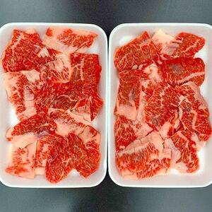 GI認証取得 くまもとあか牛 焼き肉用切り落とし 合計600g(美里町)【配送不可地域：離島】【1647132】