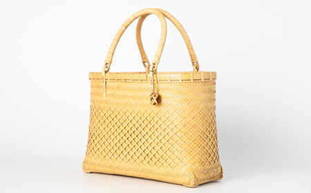 美里町産 竹雅のバンブーバスケット【1675355】