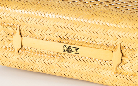 美里町産 竹雅のバンブーバスケット【1675355】