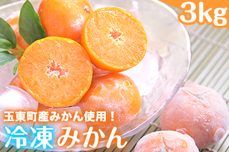 冷凍みかん 3kg《1-5営業日以内に出荷予定(土日祝日除く)》玉東町産みかん使用 みかん 冷凍 フルーツ 果物 お中元 贈答 ギフト