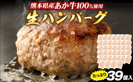 ステーキマニア監修 熊本県産あか牛100%生ハンバーグ 140g×13個入り3セット 合計5460g 《2026年1月中旬-3月末頃出荷》熊本県産あか牛 冷凍