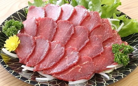 【熊本名物】自家牧場産 馬刺し赤身 赤身240g(専用醤油付き)