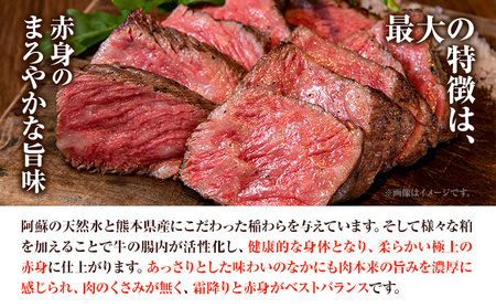 熊本和牛 ロースステーキ 400g 200g×2枚 あか牛のたれ付き 熊本県産 あか牛 赤牛 あかうし 三協畜産《60日以内に出荷予定(土日祝除く)》