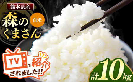 令和7年産 熊本県産 森のくまさん 白米 10kg 米 こめ 24,850円