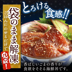 本格！ ごま醤油 海鮮丼 サーモン 12袋 魚 海鮮