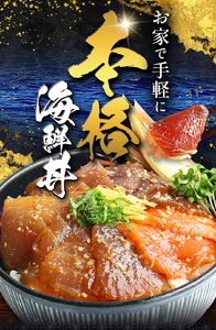 本格！ ごま醤油 海鮮丼 カツオ 4袋 魚 海鮮