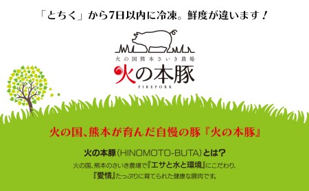 火の本豚 豚肩ロース 1500g 豚肉 熊本 グランプリ受賞 生姜焼き | 熊本県 熊本 くまもと 和水町 なごみ 豚肉 火の本豚 地域ブランド 肩ロース ロース 500g 3パック