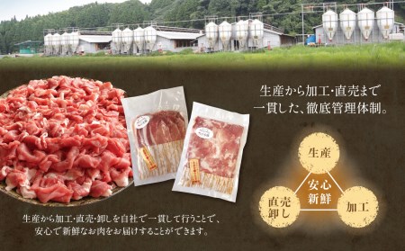 火の本豚食べ比べセット 切り落とし1100g しゃぶしゃぶ用ロース600g | 熊本県 熊本 くまもと 和水町 なごみ 豚肉 肉 火の本豚 食べ比べ ロース 切り落とし 冷凍 セット豚肉 しゃぶしゃぶ